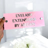 Modern 3D Acrylic Logo Sign for Business & Spa