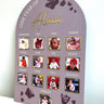 Acrylic Milestone 1st Birthday Photo Board, Butterfly One Year of Baby Sign, My First Year, Personalised First Birthday Memory Board