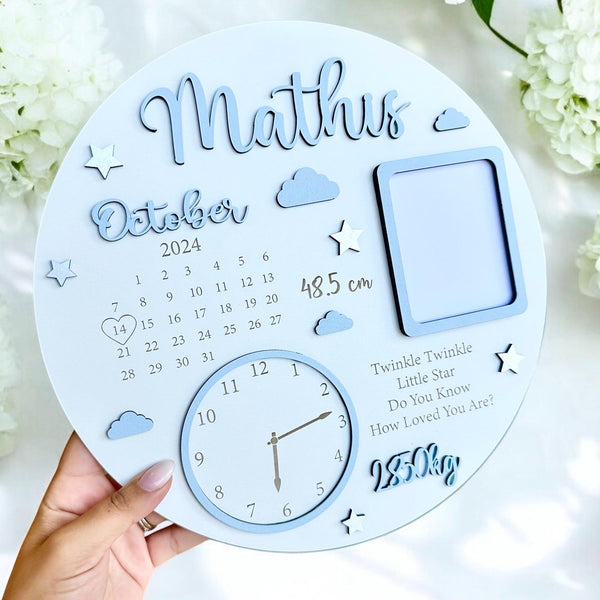 Personalised Baby Photo Keepsake Gift Frame