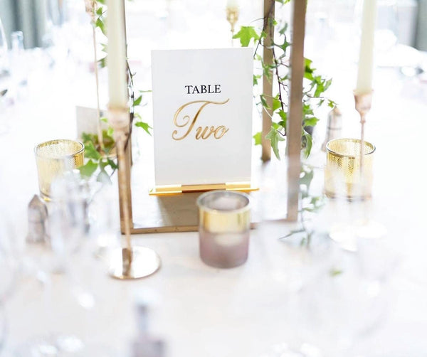 3D Acrylic Wedding Table Numbers, Personalised Table Numbers, Elegant Perspex Wedding Signs, Custom Reception Signage, Centrepiece Decor