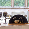 Personalised 3D Acrylic Mr & Mrs Head Table Sign