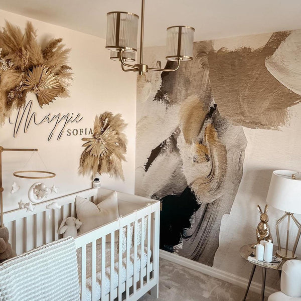 Custom Double Name Sign for Nursery Wall Art