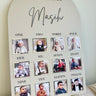 Acrylic Milestone Board for Baby's First Year