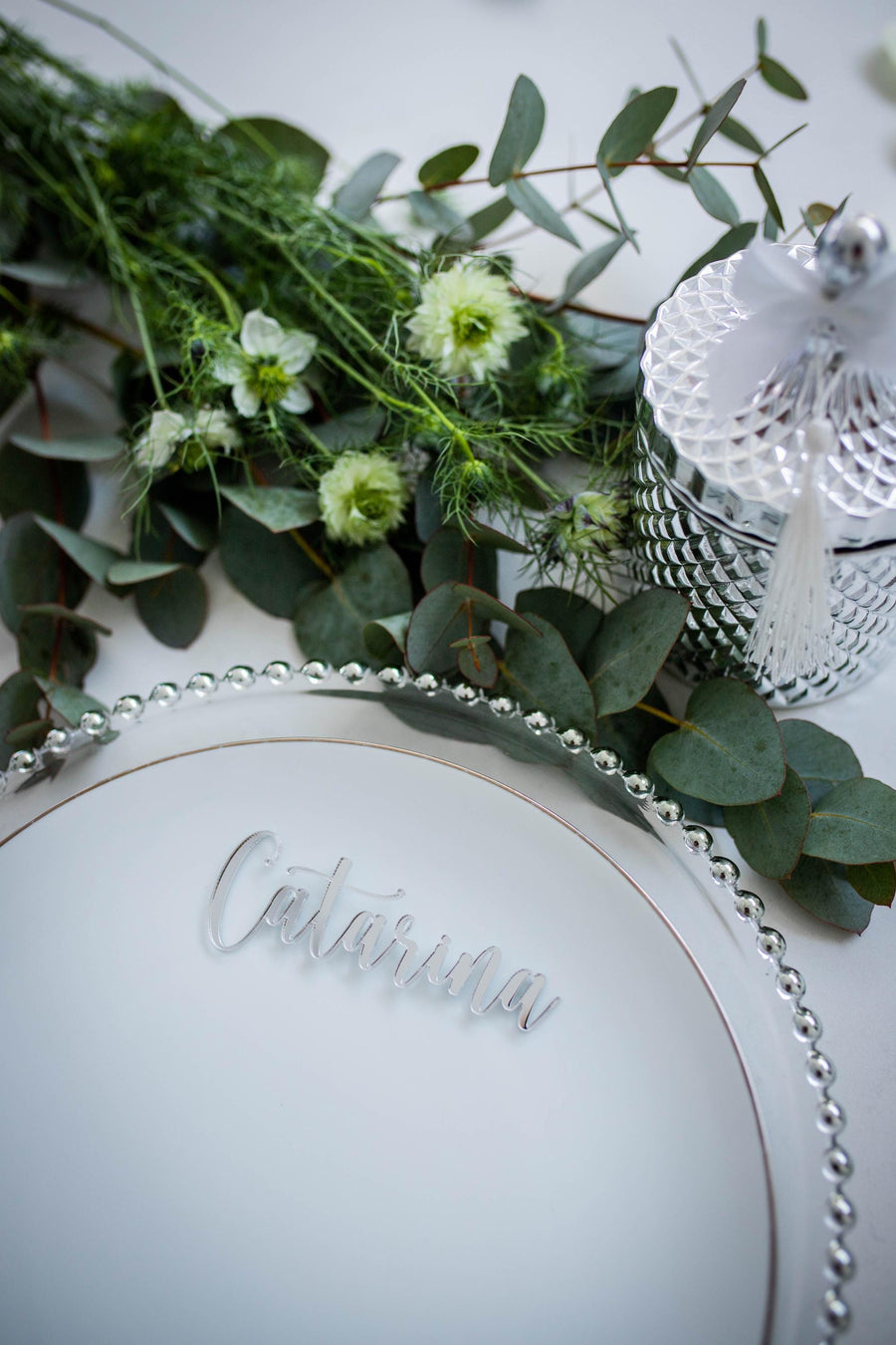 Personalised Wedding Name Places, Wedding Favour Name Cards, Laser Cut Placement Cards, Mirrored Place Name, Luxury Wedding Decor