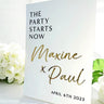 Custom 3D Acrylic Wedding Welcome Sign for Stunning Decor