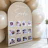 1st Birthday Milestone Photo Board for Kids