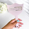 Personalised 3D Acrylic Logo Mirror for Lash Techs