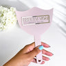 Custom 3D Acrylic Logo Lash Mirror for Beauty Pros