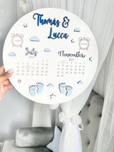 New Baby Birth Plaque Siblings/Twins