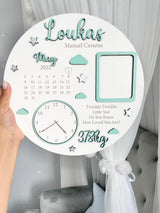 New Baby Photo Frame Plaque