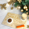 Personalised Engraved Wooden Santa Treat Tray