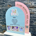 Acrylic Play Rules Sign, Soft Play Rules, Bouncy Castle Safety Board, Double Arch Acrylic Business Sign with Photos, Kids Party Rentals