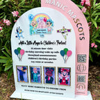 Acrylic Play Rules Sign, Soft Play Rules, Bouncy Castle Safety Board, Double Arch Acrylic Business Sign with Photos, Kids Party Rentals