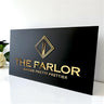 Custom Acrylic Business Logo Sign for Salons