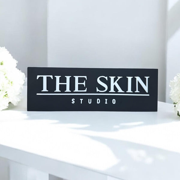 Custom 3D Acrylic Logo Sign for Business & Spa