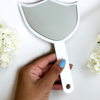 Custom 3D acrylic logo lash and brow mirror, clear acrylic, salon decor