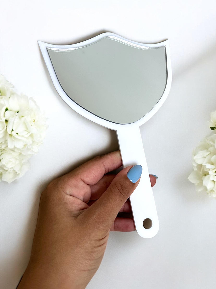 Custom 3D acrylic logo lash and brow mirror, clear acrylic, salon decor