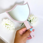 Custom 3D acrylic logo lash and brow mirror, clear acrylic design for salon decor