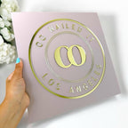 3D acrylic directional sign in minimalistic style for hotels and offices