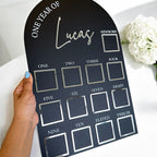 Acrylic Baby Milestone Board for 1st Birthday and Monthly Celebrations, One Year of Baby, Milestone Board, My First Year Sign, 1st Bday Gift