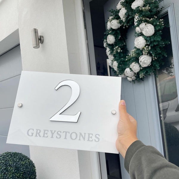 Custom Acrylic House Sign | Personalised 3D Plaque