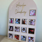 Acrylic Baby Milestone Board for 1st Birthday and Monthly Celebrations, One Year of Baby, Milestone Board, My First Year Sign, 1st Bday Gift
