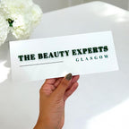 Modern 3D acrylic Perspex logo sign with stand offs for salon or clinic