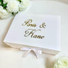 Luxury Personalized Wedding Keepsake Box - Custom Gift