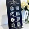 Custom 3D Acrylic QR Code Sign for Small Business