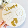Custom Baby Keepsake Plaque - Birth Announcement Sign