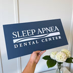 Luxury 3D acrylic logo signage, modern design for salon door plaque