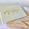 Luxury Custom Acrylic Wedding Guestbook with Crystal Pen