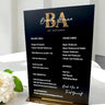 Custom Acrylic Price List Sign for Salons