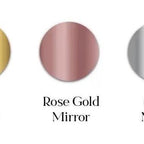 Personalised double layered acrylic Christmas ornament, pink and gold design