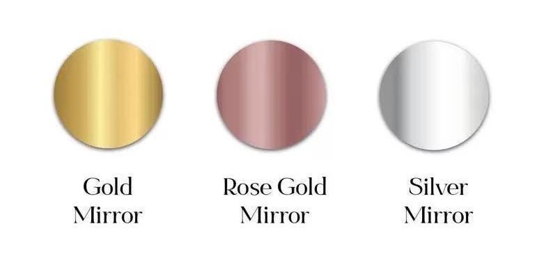 Personalised double layered acrylic Christmas ornament, pink and gold design