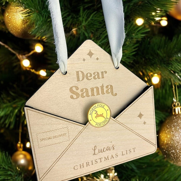 Personalised Christmas Wish List Envelope for Kids
