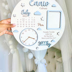Baby Photo Keepsake Gift, Baby Birth Announcement, New Baby Gift, Personalised Baby Frame, Birth Announcement Plaque, Baby Announcement Sign