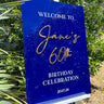 Custom Acrylic Birthday Welcome Sign for Milestone Parties