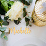 Personalised Wedding Place Names | Luxury Decor