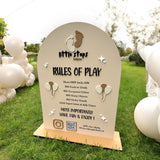 Acrylic Play Rules Sign, Soft Play Business Sign, Bouncy Castle Business Sign, Soft Play Rules Sign, Business Rules Sign With Photos