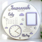Baby Photo Keepsake Gift, Baby Birth Announcement, New Baby Gift, Personalised Baby Frame, Birth Announcement Plaque, Baby Announcement Sign