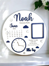 Baby Photo Keepsake Gift, Baby Birth Announcement, New Baby Gift, Personalised Baby Frame, Birth Announcement Plaque, Baby Announcement Sign