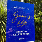 Acrylic Birthday Welcome Sign, Perspex Happy Birthday Sign, Bday Party Decor, Custom Welcome Board, 16th 18th 20th 21st 30th 40th 50th 60th