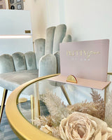 Logo Branded Acrylic Business Card Holder, Perspex Custom Business Card Display Stand, Personalised Desk Organiser