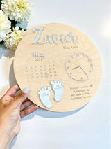 Personalized Baby Keepsake Plaque Birth Announcement Gift Sign, New Baby Keepsake Gift, Baby Birth Announcement, New Baby Gift