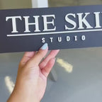 Custom 3D Acrylic Logo Sign for Door or Wall, Modern Salon Sign with Stand Offs, Business Signage, Business Door Plaque, Spa Room, Clinic