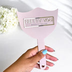 Custom 3D Acrylic Logo Lash Mirror for Beauty Pros