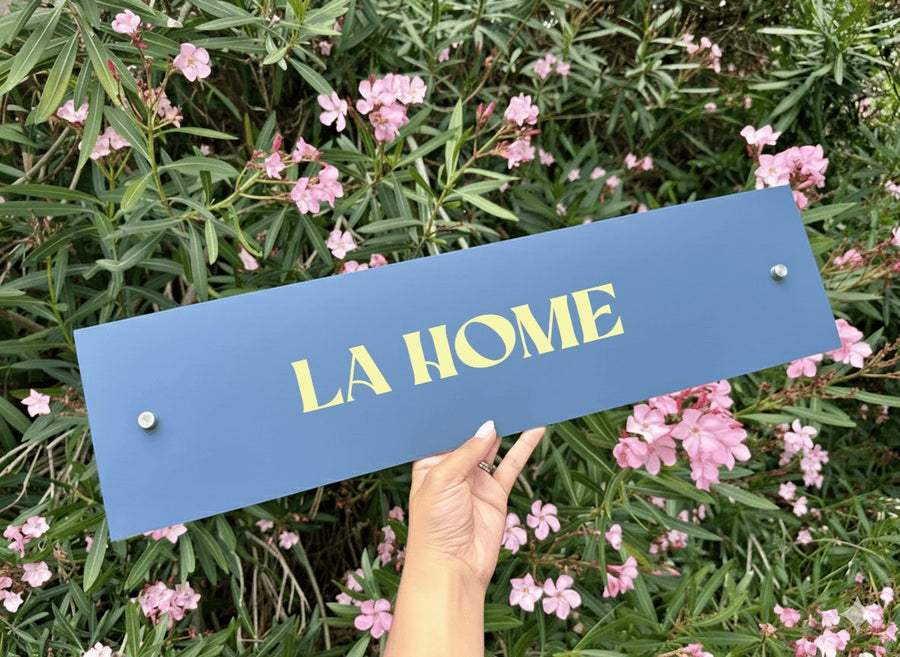 Custom House Name Sign - Personalised Acrylic Signs