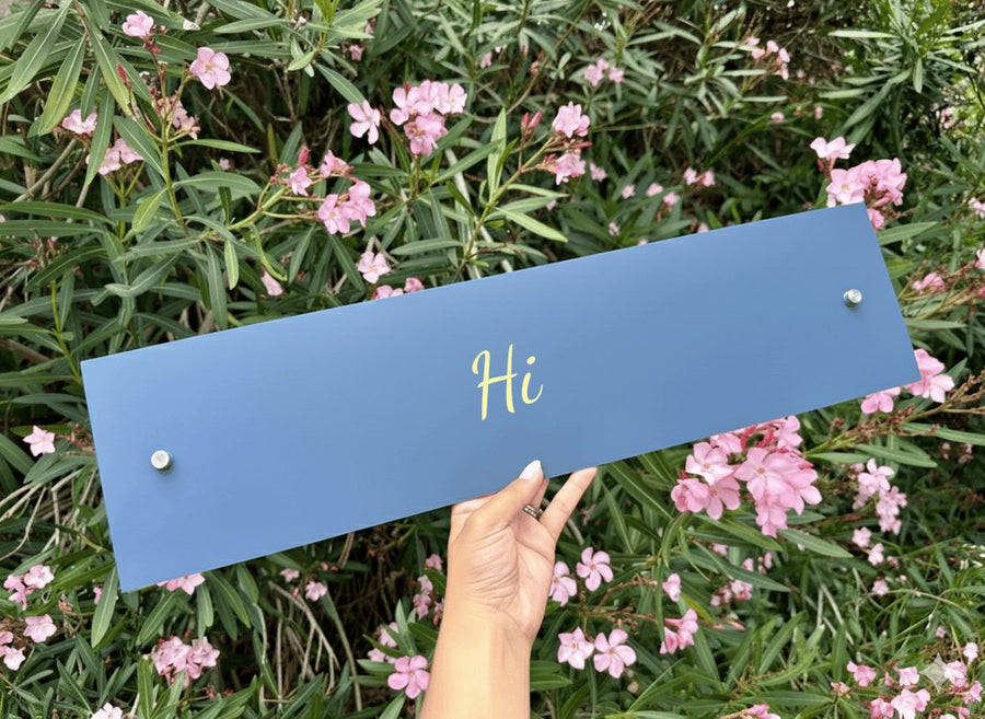 Custom House Name Sign - Personalised Acrylic Signs
