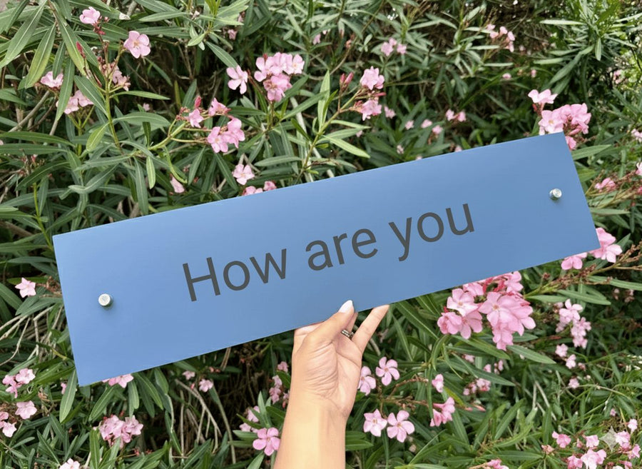 Custom House Name Sign - Personalised Acrylic Signs